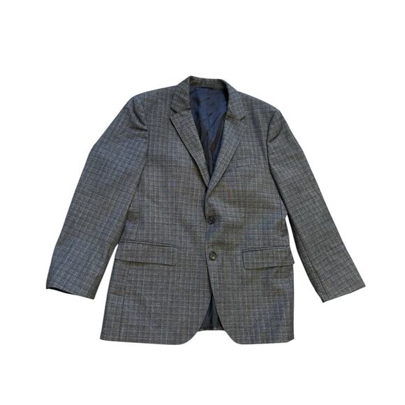 Hugo Boss Other - HUGO BOSS 38S Black Plaid "The James4" 100% Wool Hopsack Blazer $595 Sport Coat
